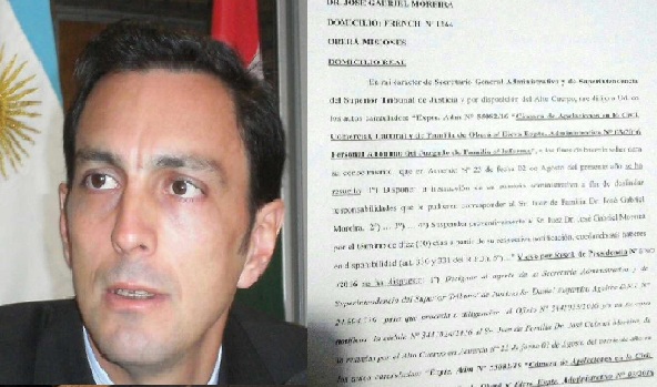 Suspendieron al juez Gabriel&nbsp;Moreira