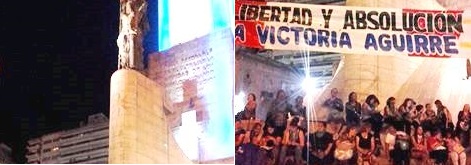 En Rosario también pidieron por la libertad de Victoria Aguirre en el Encuentro Nacional de&nbsp;Mujeres