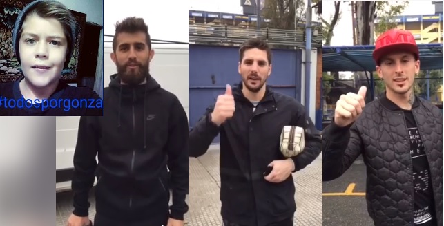 Jugadores de Boca adhieren a la campaña solidaria por el niño obereño que padece&nbsp;cáncer
