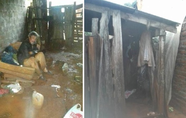 Juntan donaciones para un hombre que vive en condiciones extremas, vecinos le harían una&nbsp;vivienda