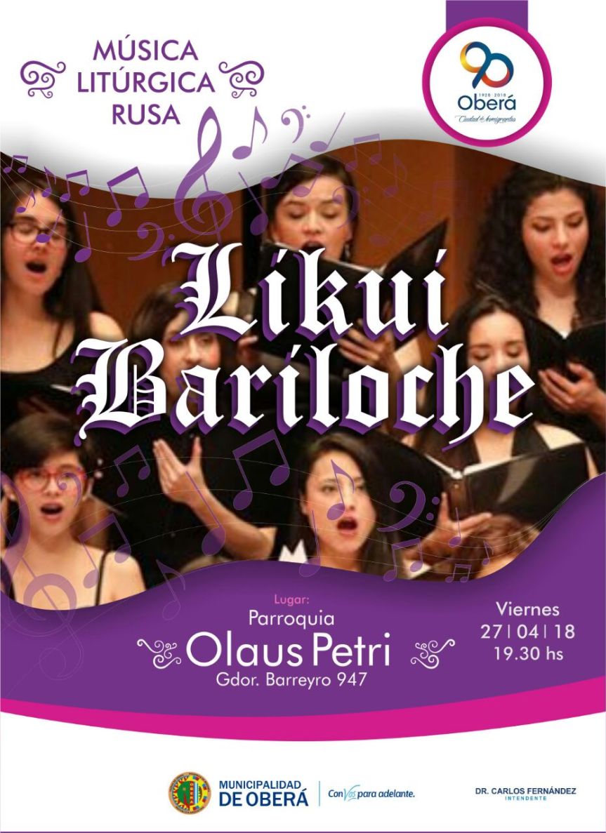 El coro «Likui» se presentará en&nbsp;Oberá