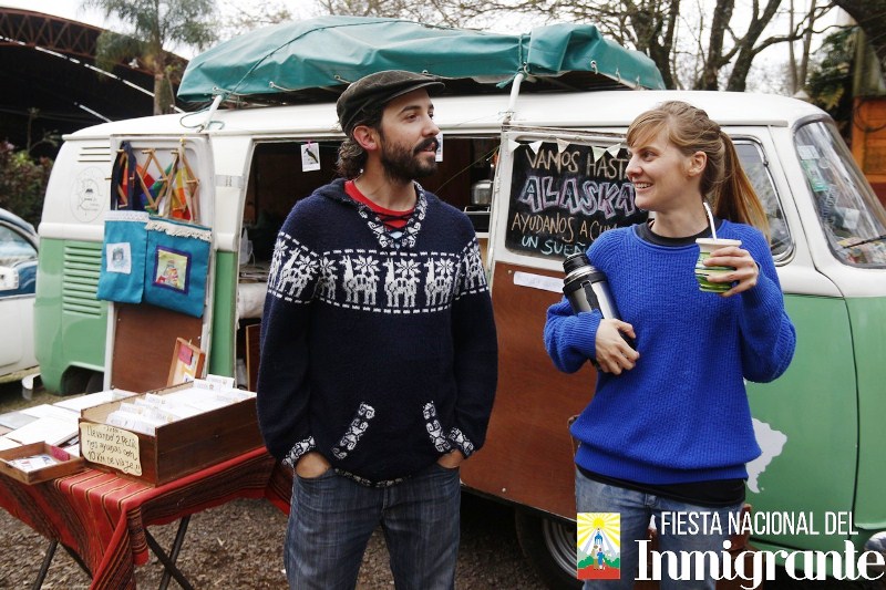 Viajan de Mar del Plata a Alaska y estuvieron en la Pre Fiesta del&nbsp;Inmigrante