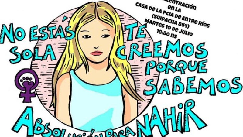 «Muerte al macho no es solo una metáfora»: feministas convocan a marchar por la liberación de Nahir&nbsp;Galarza