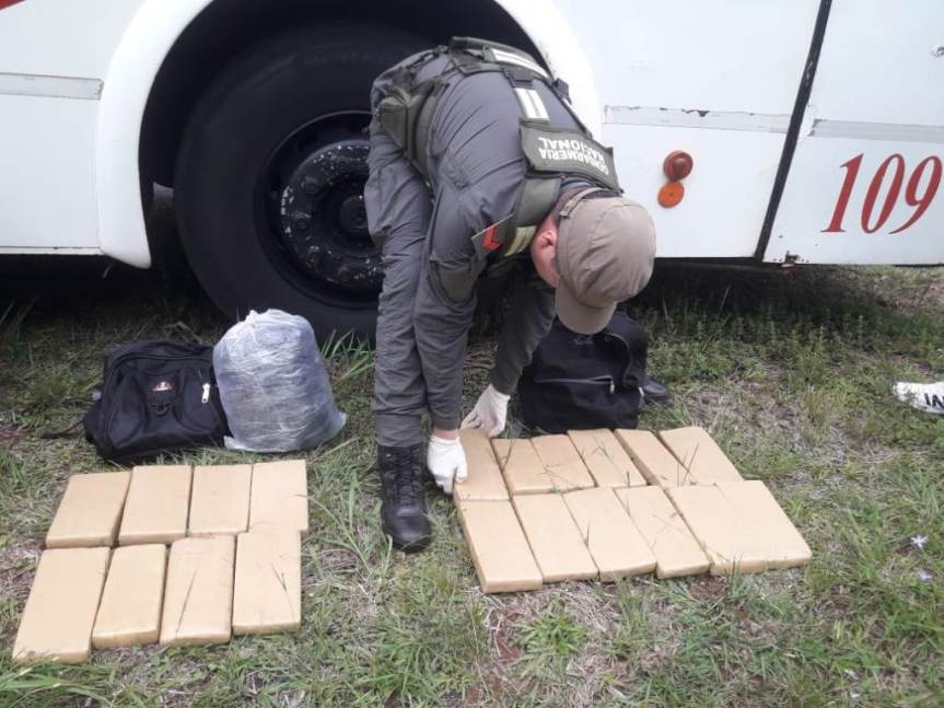 Llevaba marihuana escondida debajo de los asientos en el&nbsp;colectivo