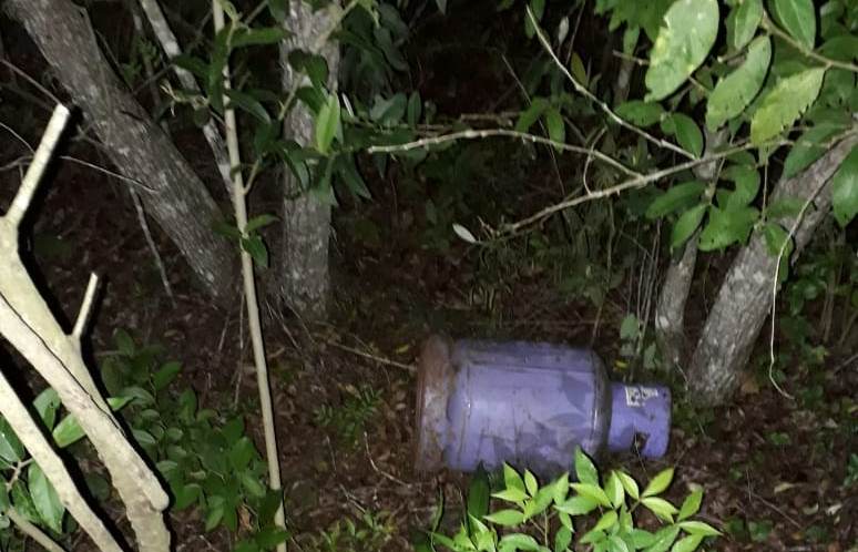 Encontraron garrafa robada y oculta en una zona de&nbsp;malezas