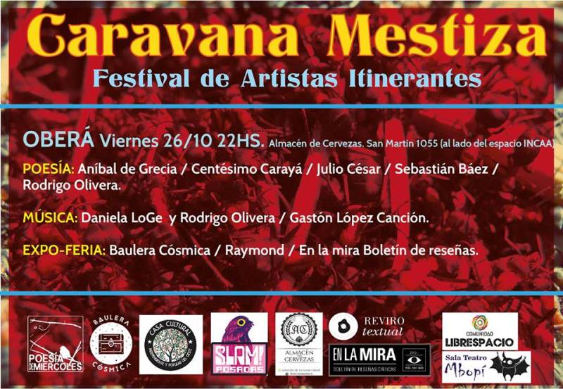 Caravana mestiza en Eldorado y Oberá el viernes y&nbsp;sábado