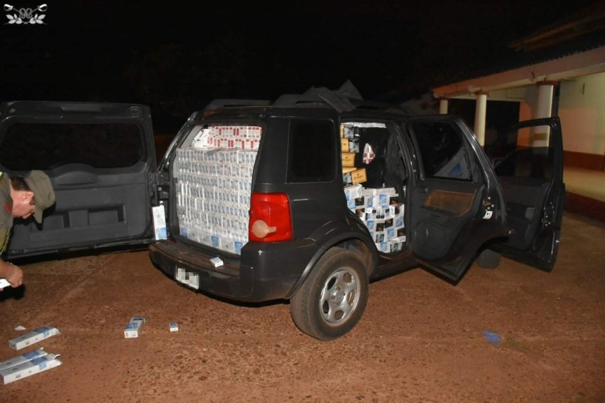 Secuestran 116.500 atados de cigarrillos extranjeros de&nbsp;contrabando