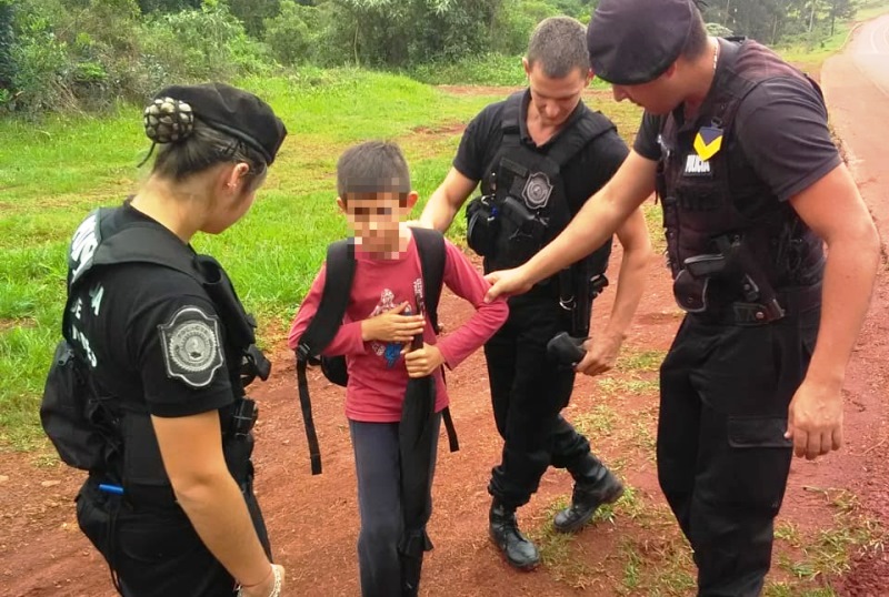 Hallaron a un niño 10 años que no había regresado a su&nbsp;vivienda