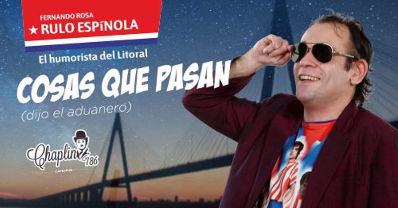 Entradas gratis al show del comediante «Rulo» Espíndola cargando combustible en La Rotonda&nbsp;SRL