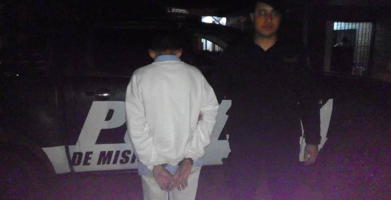 Agredió a su familia, quiso huir y fue&nbsp;detenido