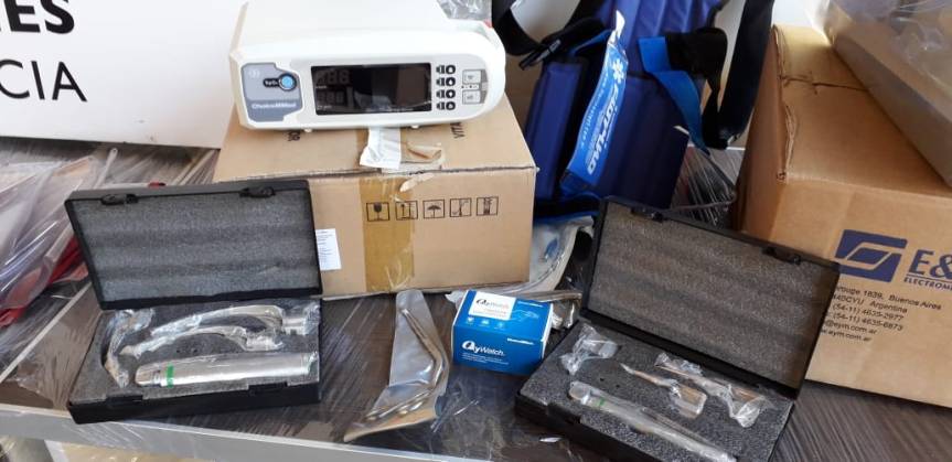 Entregaron un desfibrilador, ropas de cama y toallas al hospital de Campo&nbsp;Viera