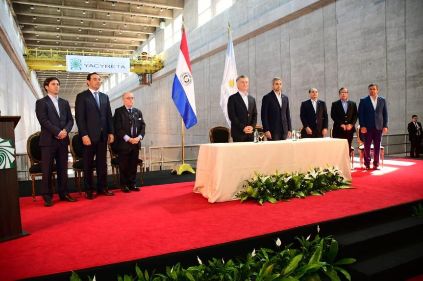 Macri y Abdo Benítez inauguraron el Paso Internacional Ituzaingó-Ayolas