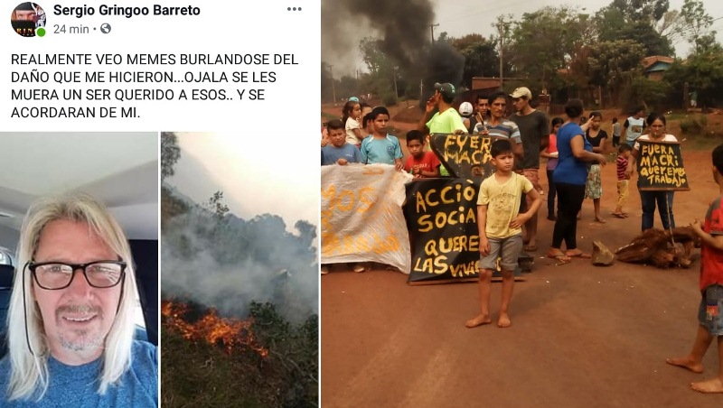 «Nos roban, nos queman las chacras y cualquier tipo se hace que le duele la rodilla y te&nbsp;demanda»