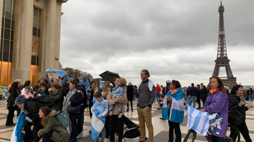 Argentinos manifestaron su apoyo a Macri desde Francia, España, Italia, EE.UU, Inglaterra, Canadá, México y&nbsp;Australia