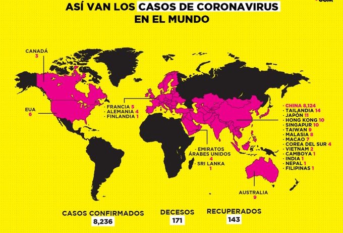 Coronavirus: La OMS declaró la emergencia internacional, 30 aerolíneas suspendieron sus vuelos a&nbsp;China