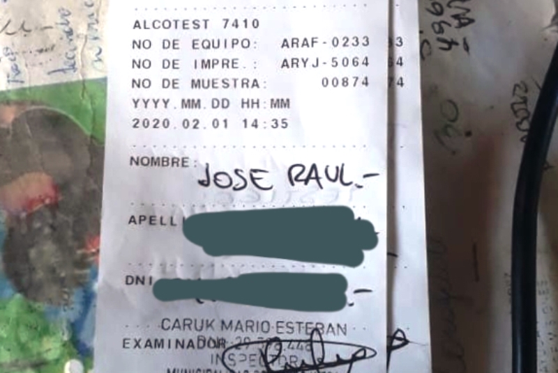 Motociclista con 2.82 de alcohol en sangre circulaba con dos personas más a bordo y fue&nbsp;detenido