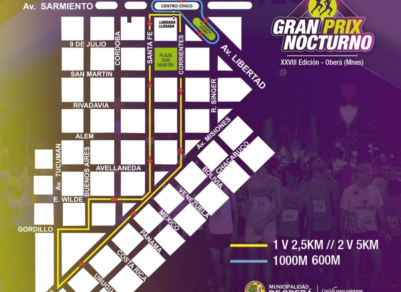 Circuito e inscripciones para la XXVIII edición del Gran Prix&nbsp;Nocturno