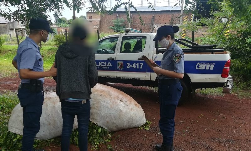 Padre e hijo detenidos por el robo de 200 kilos de yerba, dejaron el acopio frente a una&nbsp;empresa