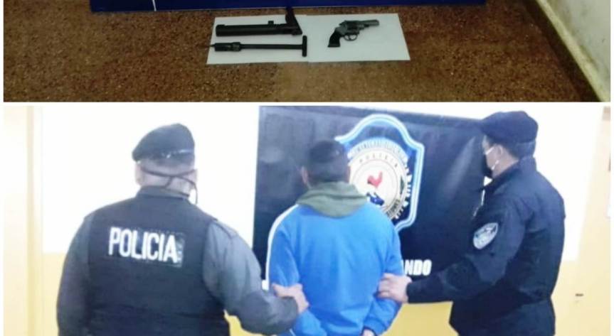 Armado con una «tumbera» y un revolver 22 atacó a su&nbsp;hermana