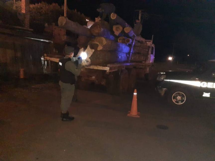 Secuestran camión que transportaba madera nativa sin aval de&nbsp;circulación