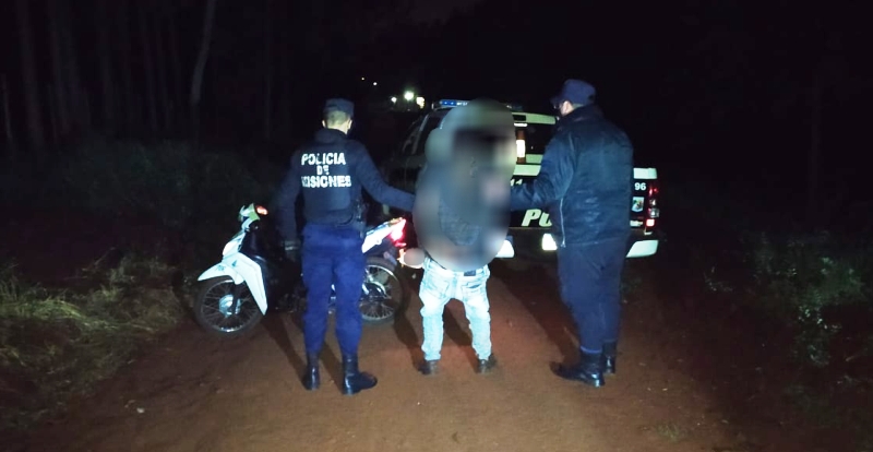 Lo capturaron con una moto robada frente a una empresa de&nbsp;motomandados