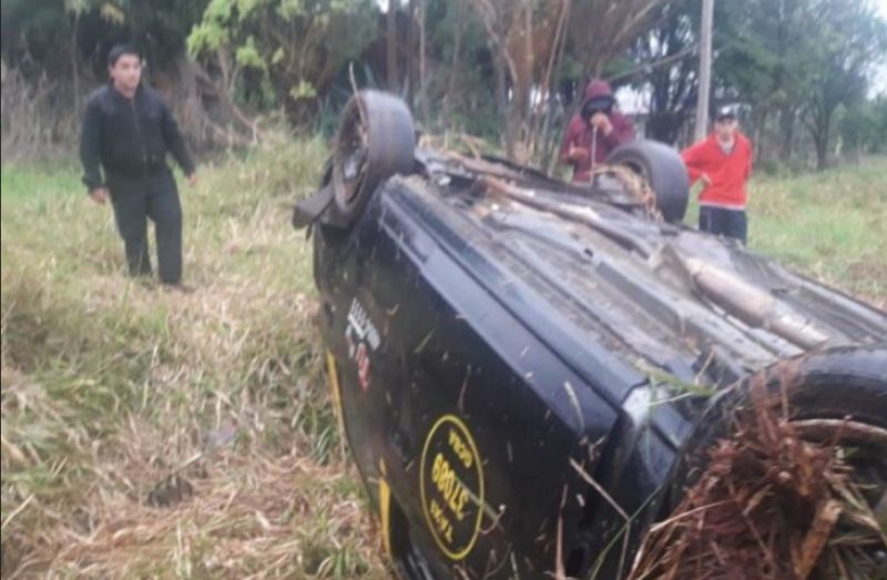 Pretendían ingresar a la provincia clandestinamente y&nbsp;volcaron