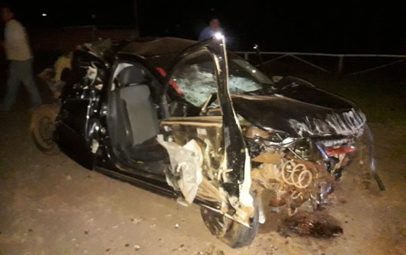 Despistó y volcó tras esquivar un&nbsp;perro