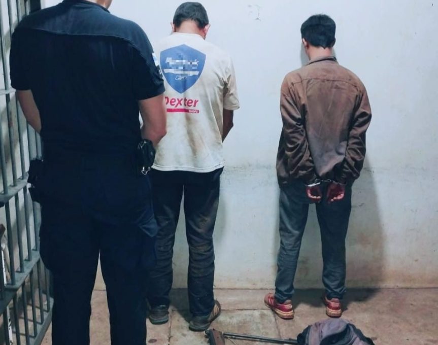 Arrestaron a dos delincuentes que encapuchados y armados habían asaltado a una&nbsp;pareja