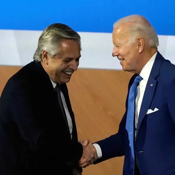 Alberto sobre la reunión con Biden: “Nos reímos de&nbsp;Trump”
