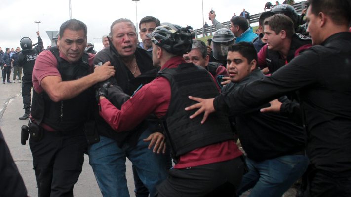 Tras la agresión a Berni, Alberto suspendió un acto en el&nbsp;conurbano