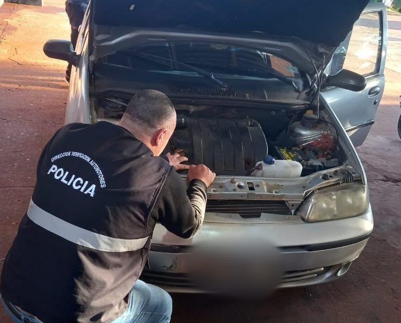 Llevó a hacer la verificación y le secuestraron el auto por adulteración del número de&nbsp;motor
