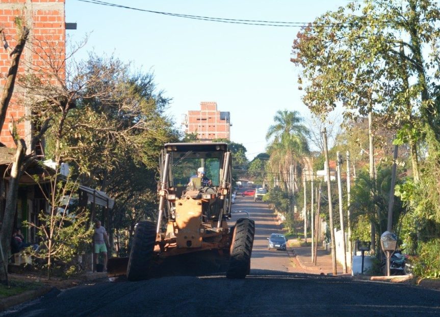 Completaron asfalto sobre calle Ralf&nbsp;Haupt