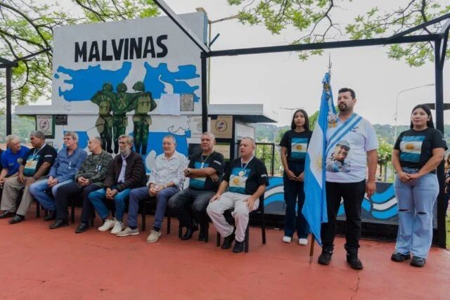 Recordaron el 43º aniversario de la Guerra de Malvinas con un emotivo&nbsp;acto