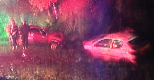 Perdieron el control simultaneamente en la&nbsp;ruta