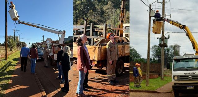 CELO: supervisaron colocación de leds en Mosquere y&nbsp;Svea