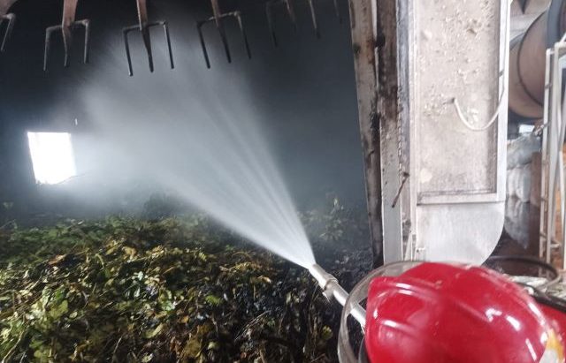 Sofocaron principio de incendio en un secadero de&nbsp;Oberá