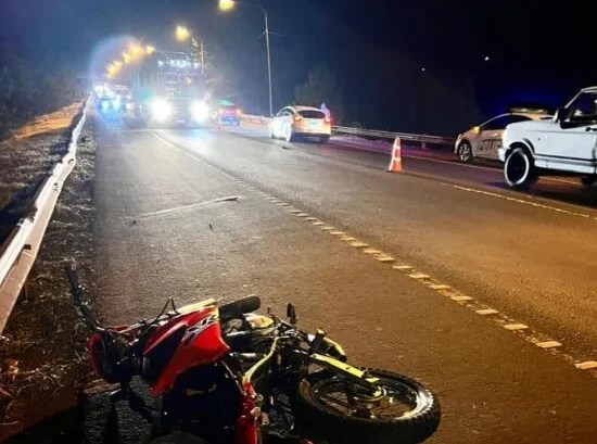 Dos motos chocaron de frente en la ruta 14 en&nbsp;Oberá