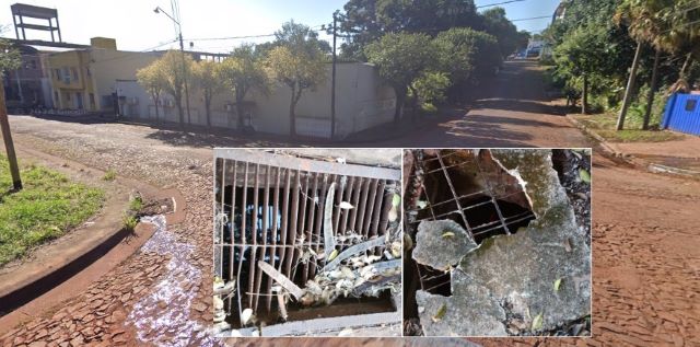 Piden reparación de alcantarillados en calle Brasil: «riesgos para el&nbsp;tránsito»