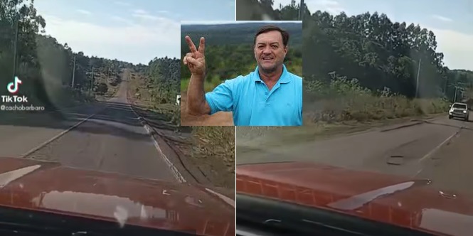 Bárbaro filmó en la ruta para mostrar la recesión: «la púa de Milei… antes había plata, ahora nada, es un&nbsp;desierto»