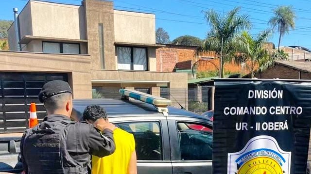 Dos detenidos en Oberá por robo, uno con pedido de&nbsp;captura