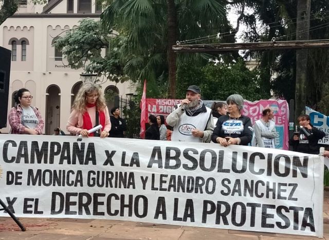 Lanzaron campaña por la absolución de Gurina y&nbsp;Sánchez