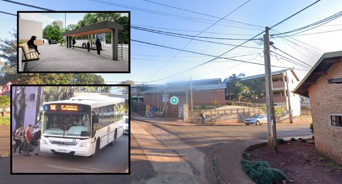 Piden refugios para colectivos en calle Antártida&nbsp;Argentina