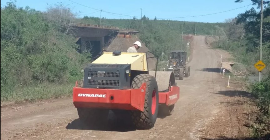 Puente Tabay sin terminar: repararon el paso provisorio de la ruta&nbsp;7