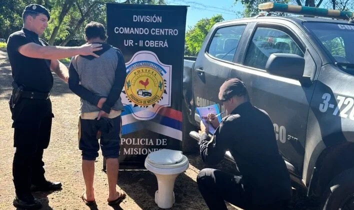 Intentaba vender un inodoro robado en&nbsp;Copisa