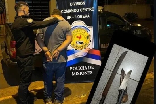 Detenido por daños en un comercio y amenazar con un machete a los&nbsp;clientes