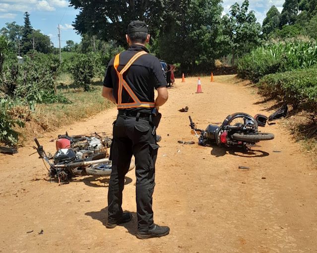 Choque frontal dejó un motociclista&nbsp;muerto
