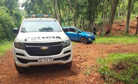 Móvil de Gendarmería volcó en un camino&nbsp;vecinal