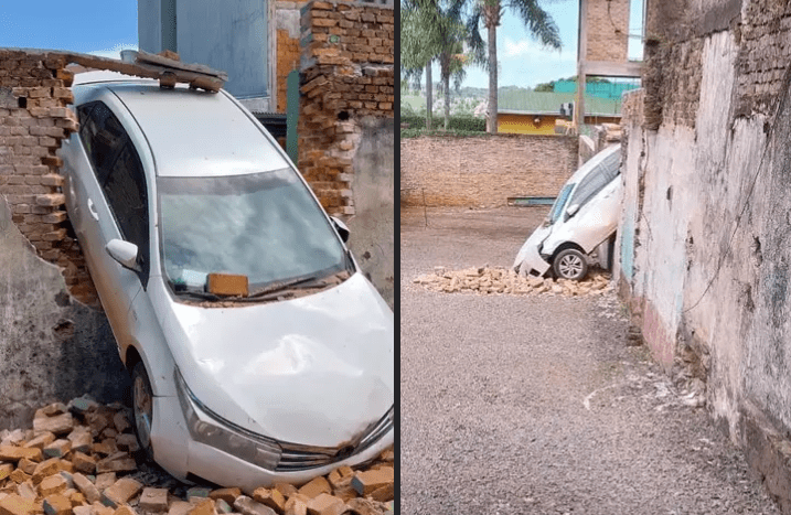 Conductora perdió el control en un&nbsp;estacionamiento