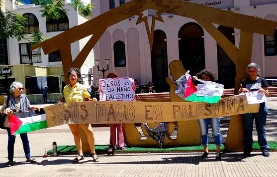 CTA protestó contra Israel en Misiones: «Jesús nació en&nbsp;Palestina»