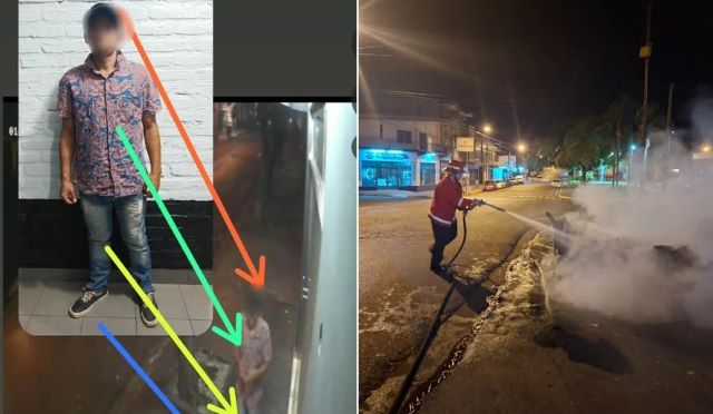 Incendiaba contenedores en&nbsp;Oberá